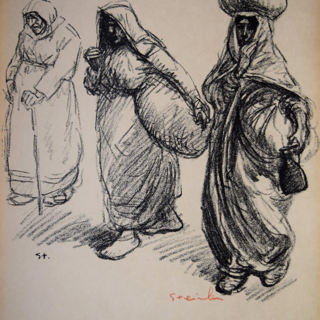 Steinlen - Trois femmes serbes